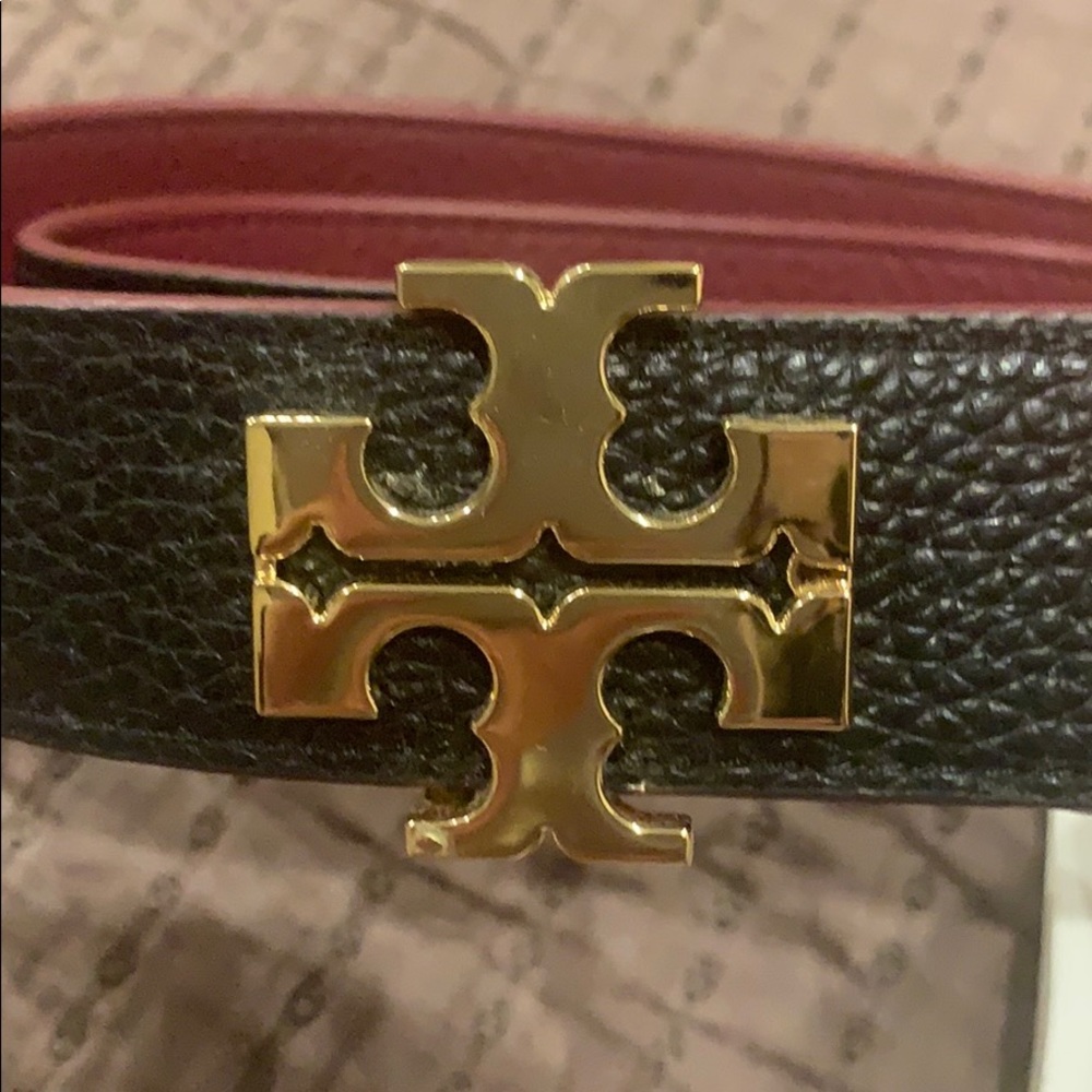 Tory Burch reversible leather belt size medium